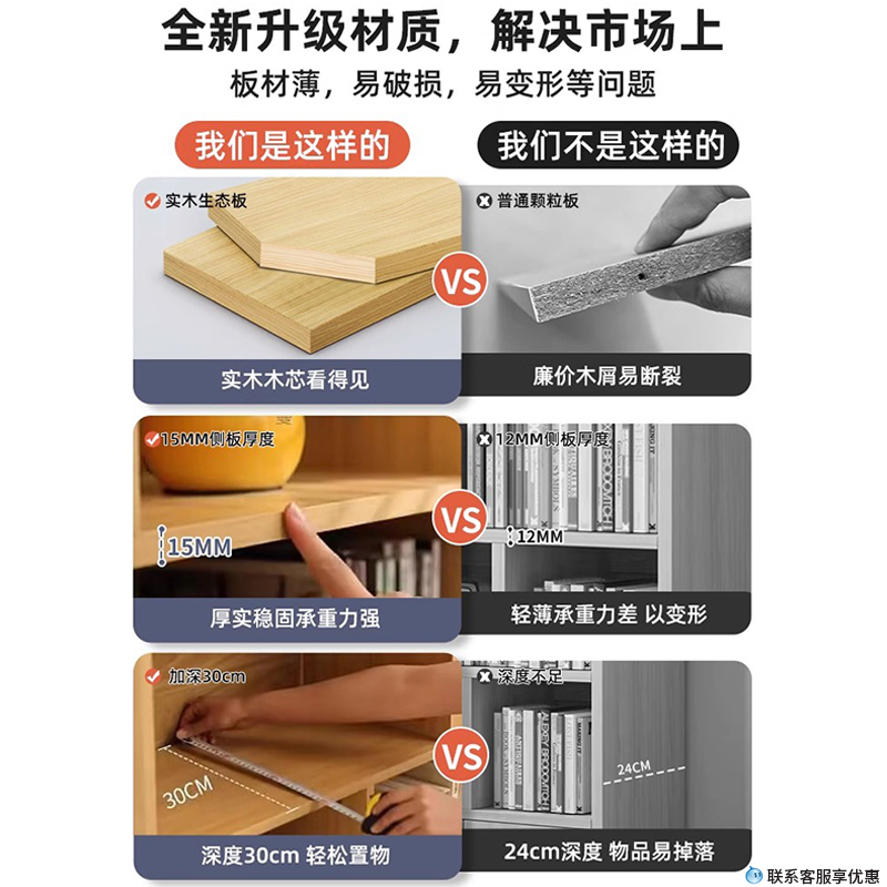 疯狂购特价多层实木儿童书架，打造孩子的学习小天地！✨