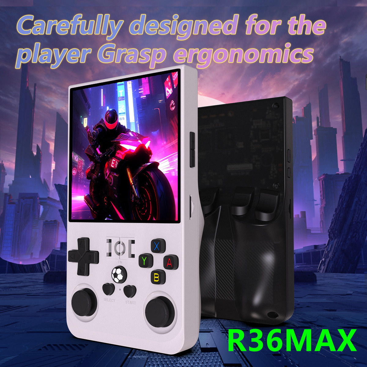 R36MAX掌机：复古街机游戏新体验，怀旧3D双系统掌机的极致享受