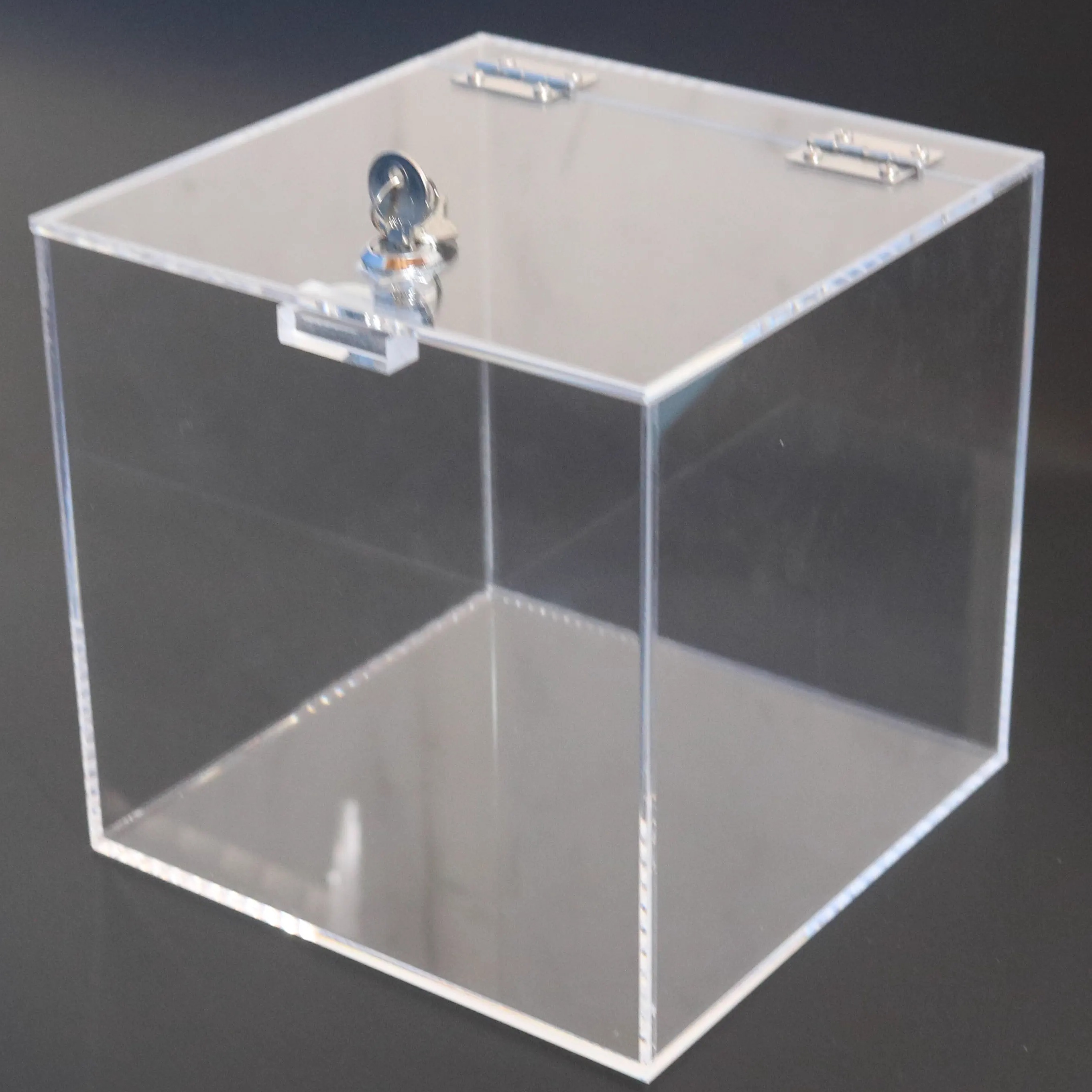 带锁高透明亚克力盒子：珍藏宝贝的最佳选择！✨