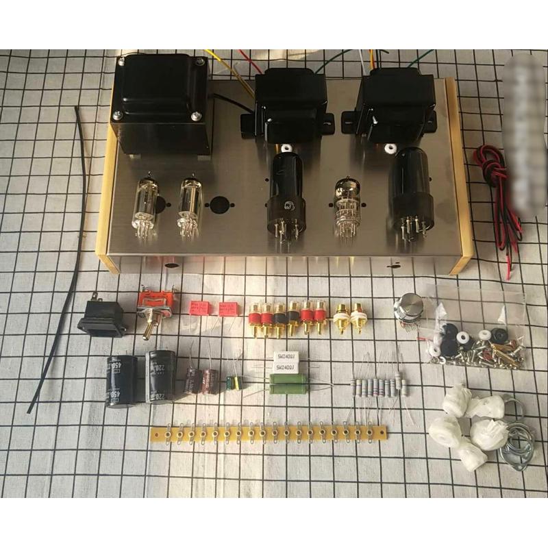 曙光6P6P电子管胆机功放套件：发烧友心中的HiFi神器，双6Z4胆整流成就完美人声