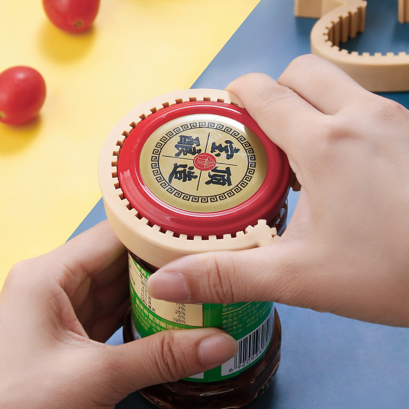 省力神器！硅胶防滑拧盖器，轻松开启你的美味时刻