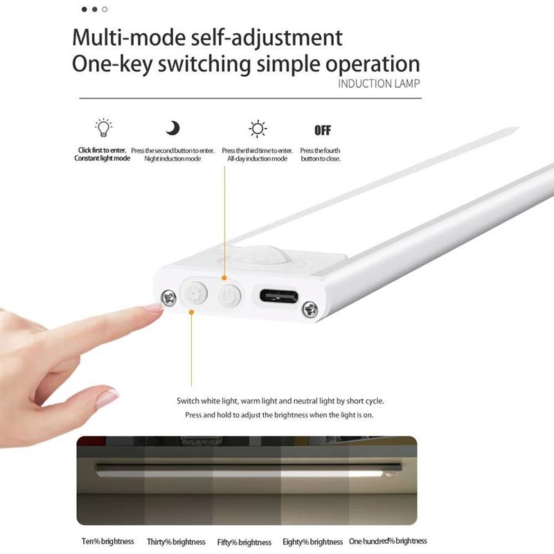 LED Motion Sensor Night Light &amp; Flashlight: 照亮夜晚的秘密武器✨