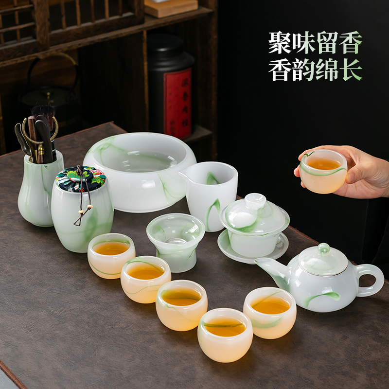 功夫茶杯轻奢高档，2025新款玻璃茶具套装，办公室家用必备神器✨