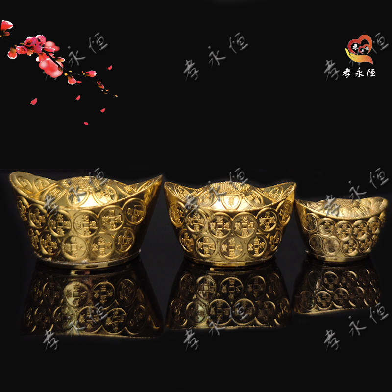 金元宝摆件：传统与现代融合的随葬品，墓穴里的永恒财富！
