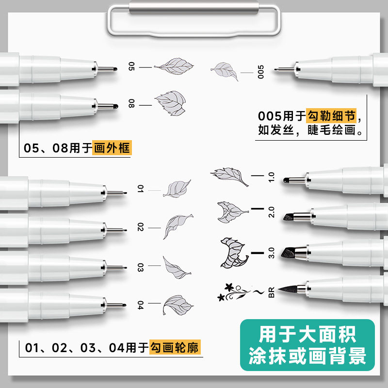 什么类型的画笔最适合学生使用？Touchmark棕色针管笔了解一下！