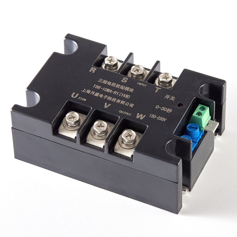 上海月盛三相固态继电器TSR-10DA-S25A40A：自带散热器，轨道安装，工业控制新利器！