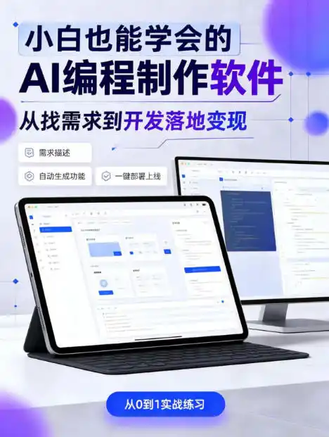 手把手教会你ai编程制作软件到变现全路径，零基础小白轻松上手，从找需求到开发落地变现【揭秘】
