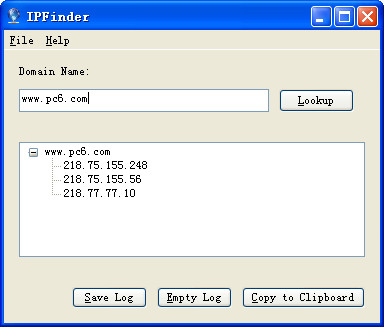 域名IP查询工具(IPFinder)v2.3.0绿色版