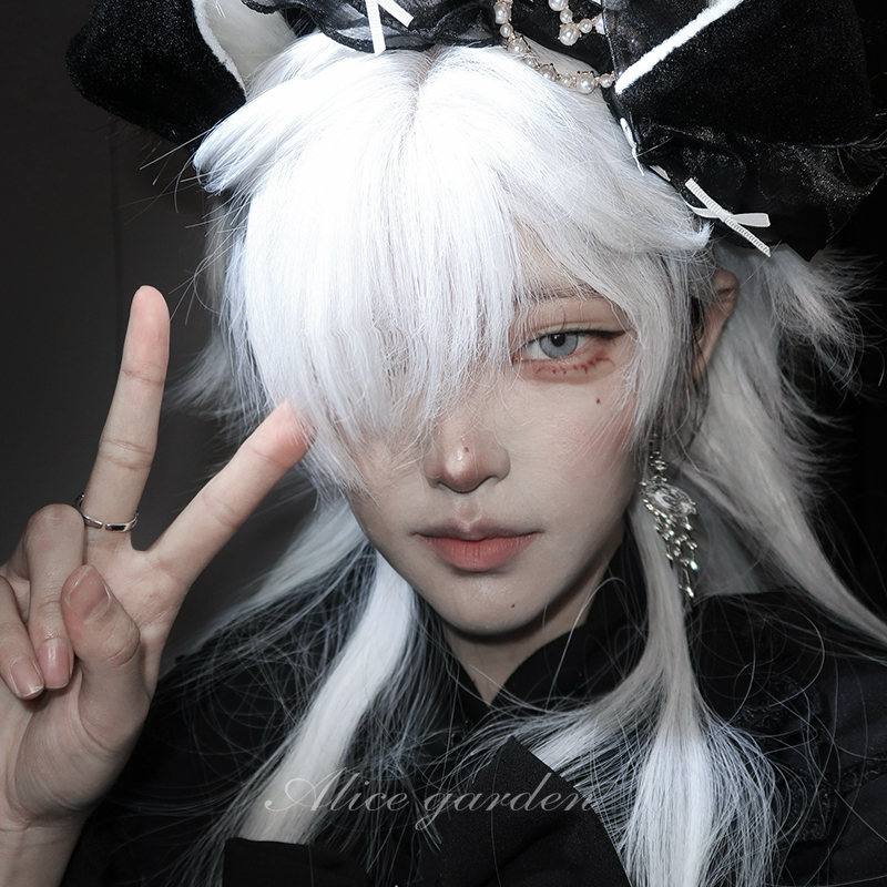 AG假发『月落灰阶』：解锁Lolita亚文化新姿势，JK全头套让你秒变二次元女神✨