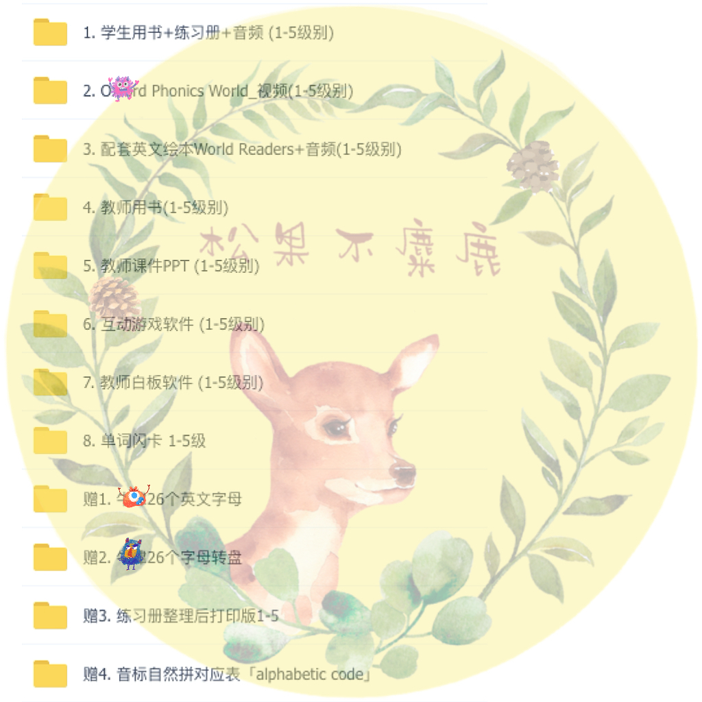 新手教师必备！电子版课件+单词表+教师用书，一键搞定教学神器！