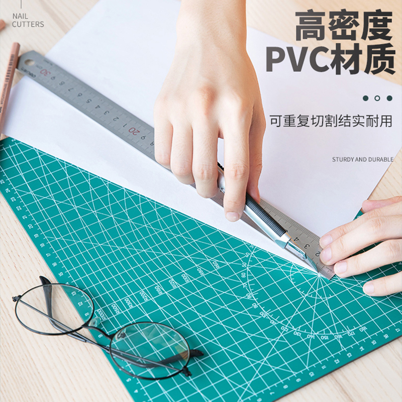 得力A3切割垫板大号手工垫板A2桌面雕刻板：创意DIY的必备神器，你还在等什么？