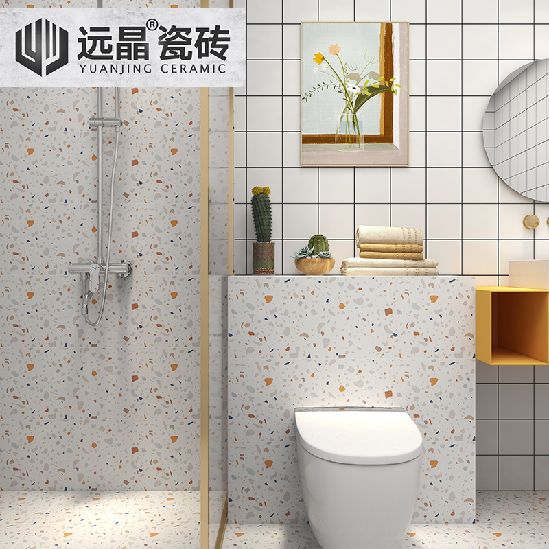 哑光水磨石瓷砖：打造质感空间，300x300彩色瓷砖引领潮流！✨