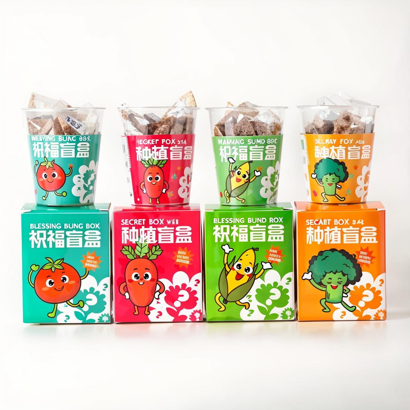 桌面种植盲盒：开启孩子们的绿色梦想，幼儿园小学生必备奖励！