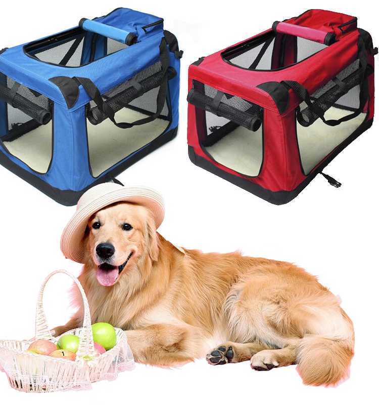 狗狗专用车载狗笼子：大型犬外出坐车神器，边牧金毛必备防脏狗窝