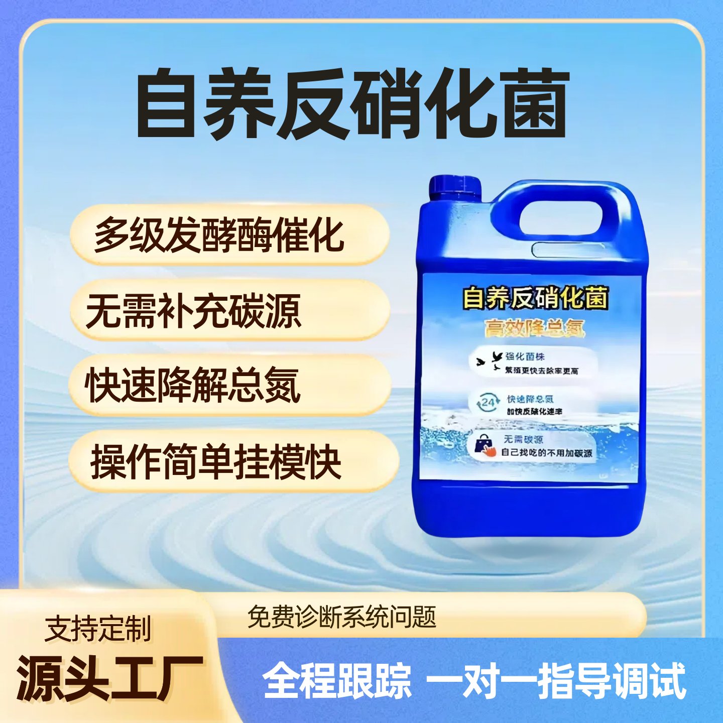 降氨氮菌种污水处理：高效好氧厌氧菌剂，生化池降氨氮神器！