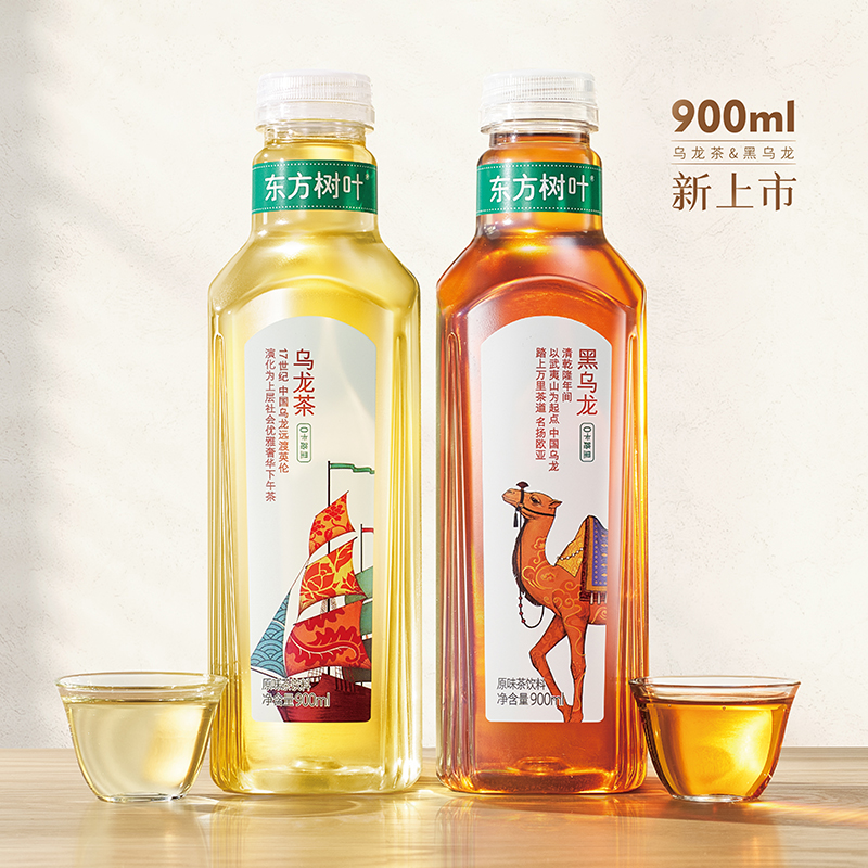 农夫山泉东方树叶：900ml无糖茶饮，养生界的清流