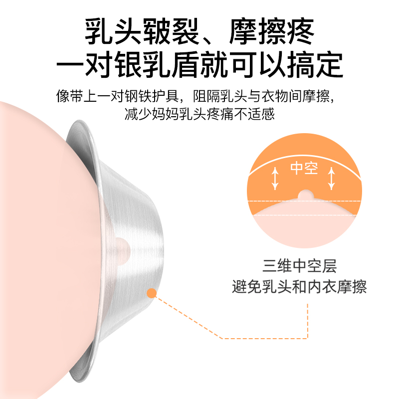 银乳盾银离子喂奶神器：超薄透气，守护妈妈的温柔
