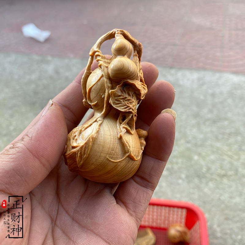 崖柏多子多福葫芦手把件！车内氛围感神器，送礼自用都超值！