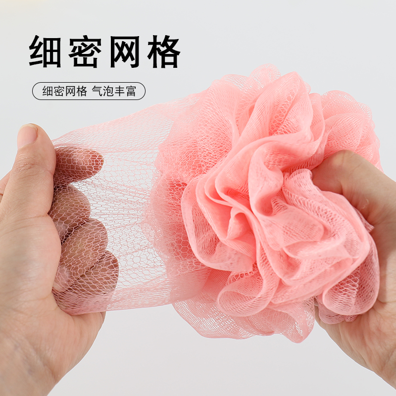 沐浴球女超柔软浴花泡泡洗澡球不散高档浴沭球搓澡两用搓背球大号：浴室里的温柔革命！
