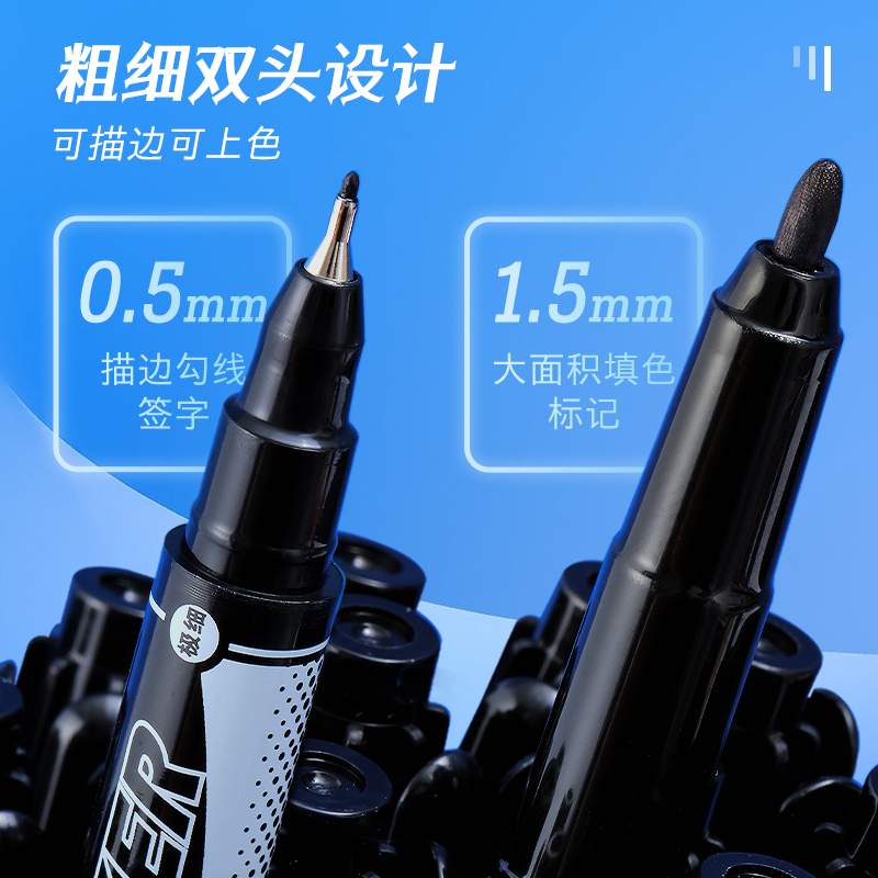 【整盒批发】晨光勾线笔记号笔：孩子画画必备神器，速干防水不掉色！️