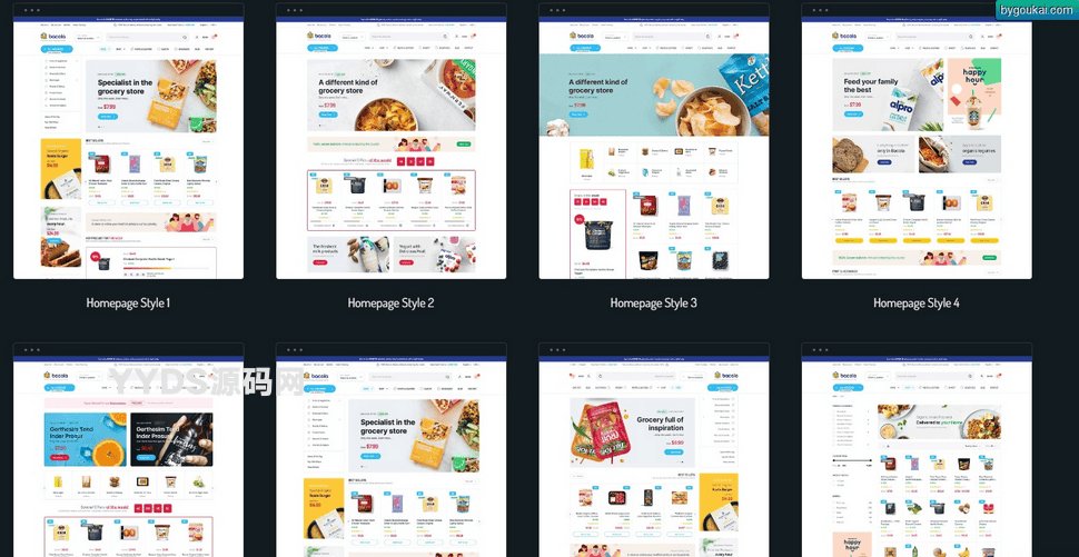 Bacola1.4.2破解版 杂货店和食品电子商务WordPress主题