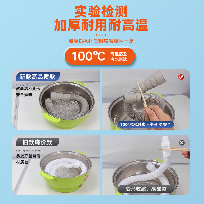 小天鹅滚筒洗衣机排水神器，轻松搞定上出水管延长问题！️
