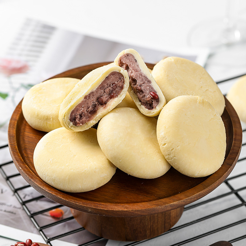 冷冻绿豆板栗酥饼半成品：烘焙新手也能轻松搞定的美味零食！✨