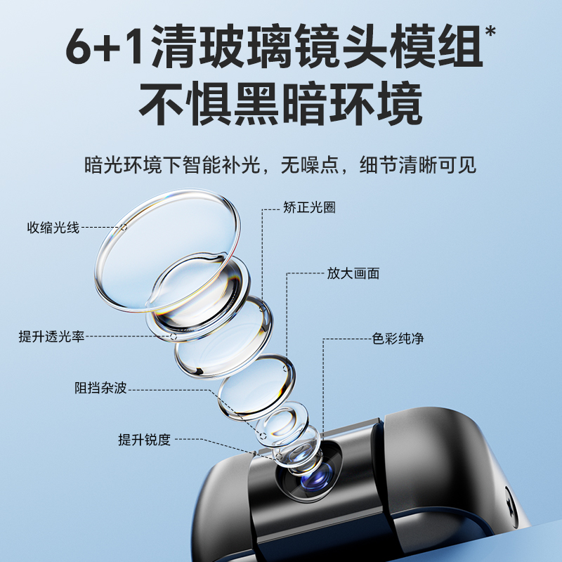 智能录音摄像机：高清记录，夜视无死角，胸前佩戴，运动随拍神器！✨