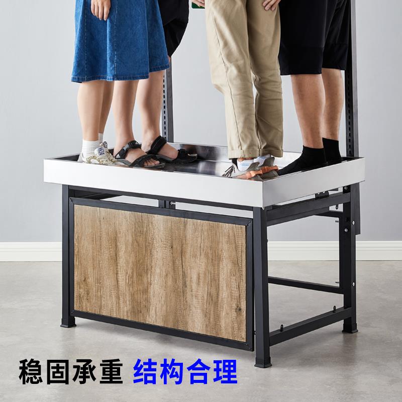 永辉款超市水果货架展示架：如何挑选多功能水果架子蔬菜架子钢木货架？