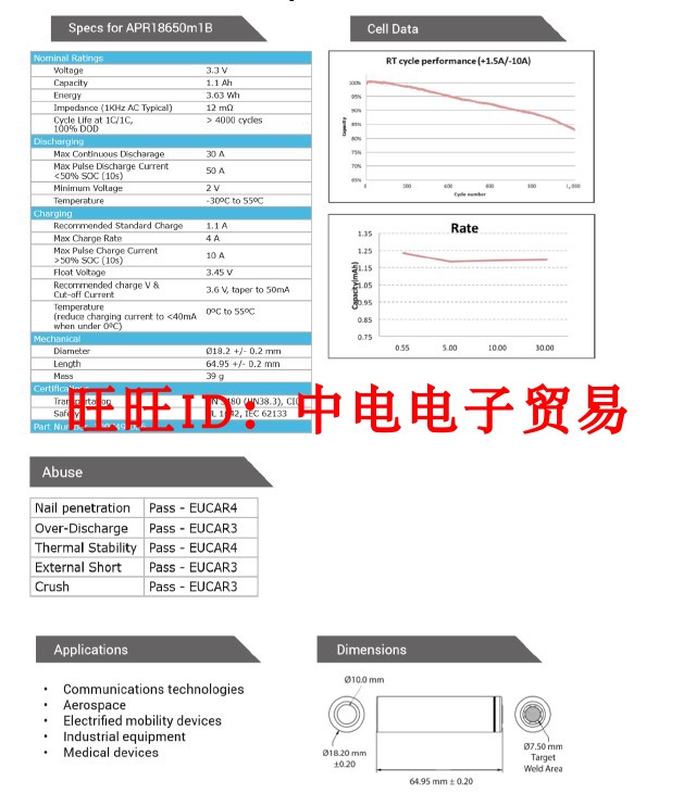 力神18650磷酸铁锂：高倍率电池的秘密武器，解锁飞行器、电动工具、电动车新玩法！