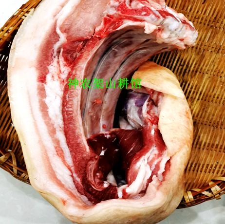 新鲜农家现卖现杀原生态散养美味土猪肉，吃出自然的味道！