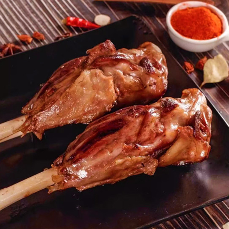 整件批发兮域新疆烤羊腿，550g烧烤味羊肉开袋即食，熟食真空包装，吃货们的福音来啦！