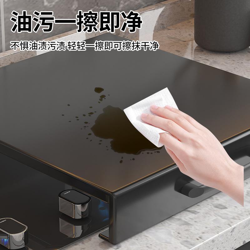 燃气灶盖板罩+置物架=厨房颜值爆表！收纳神器真的太香了