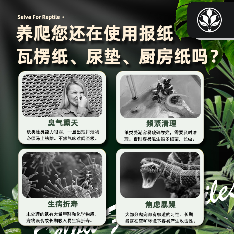 丛林代码：玉米芯垫料，你的爬宠新宠，无尘吸水除臭透气神器！
