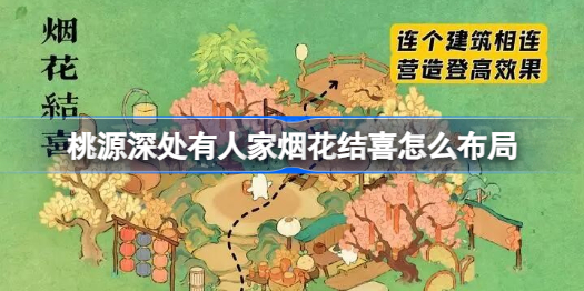 桃源深处有人家烟花结喜怎么布局 桃源深处有人家烟花结喜布局分享