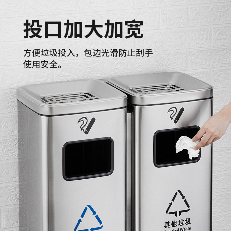 新款收纳厨房垃圾筒分类垃圾桶：让厨房整洁不再是梦，垃圾分类轻松搞定！