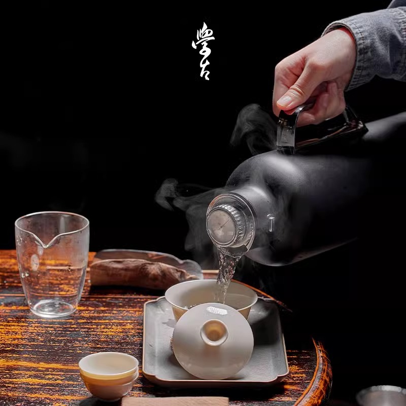 【官方正品】学古一原传家壶：复古焖茶壶热水壶，传承经典，温暖全家