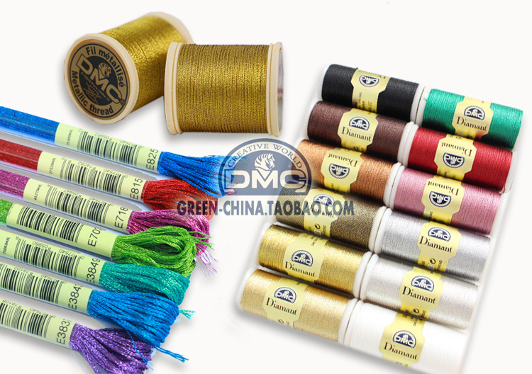 DIY刺绣编织新风尚，法国DMC金属线套装点亮你的手工创意！✨