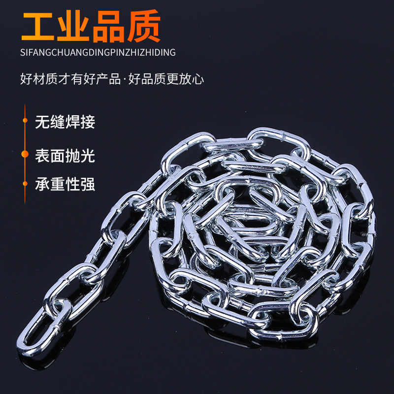 船用锚链+电泳黑护栏！这波热度链条太香了，黄铁链颜值爆表