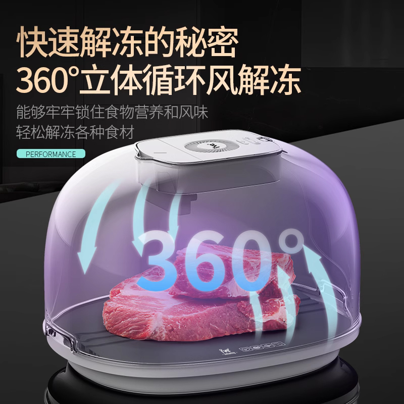 德国进口解冻器4合1太香了！牛排秒变嫩滑！厨房神器实测