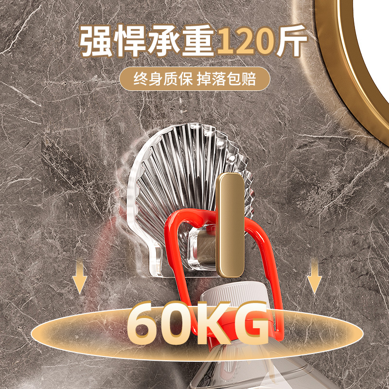 浴室免打孔壁挂式毛巾架：厨房神器，告别打孔烦恼，收纳达人必备！