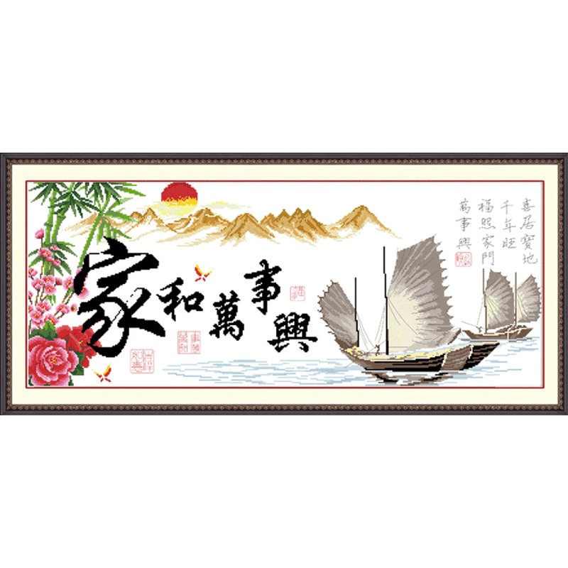 新中式刺绣挂画：如何打造东方美学空间，让家充满诗意