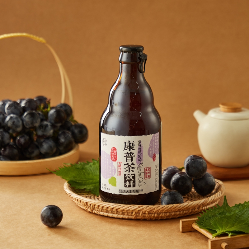 盒马紫苏夏黑葡萄康普茶：夏日解渴新宠，你喝了吗？
