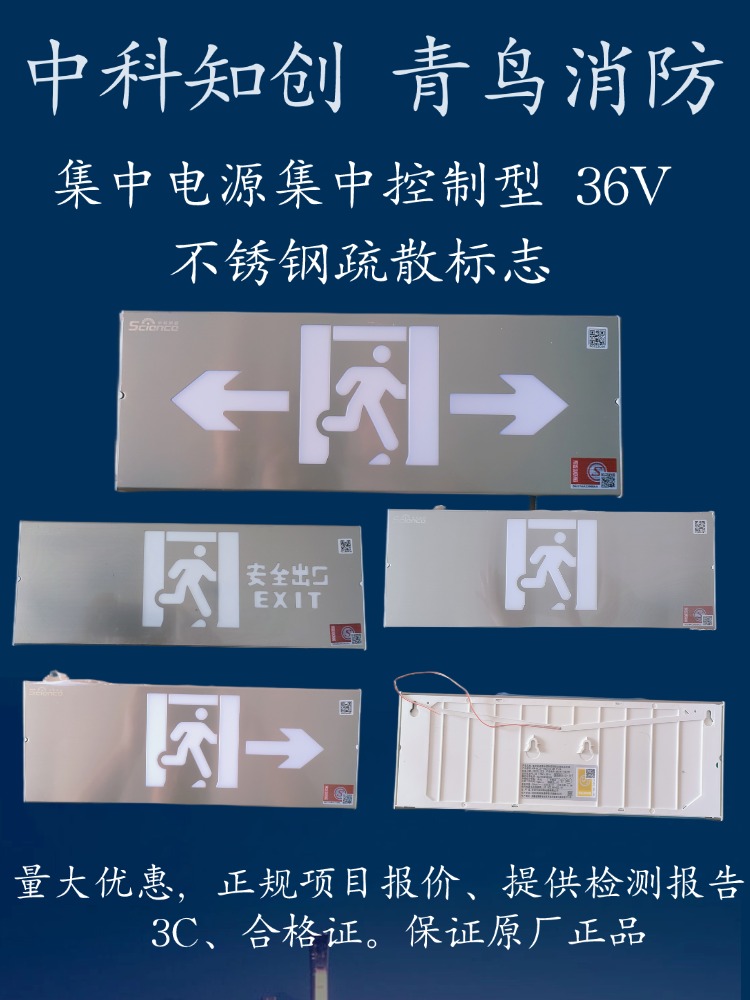 中科知创青鸟消防疏散指示标志：安全出口，守护生命之路