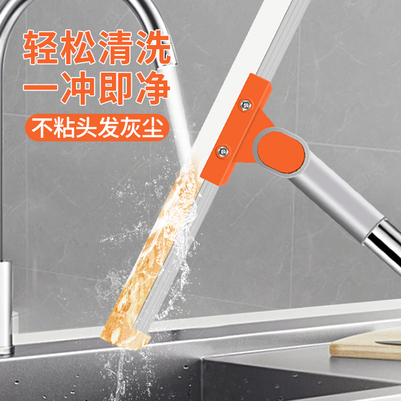 2025新款魔术扫把：浴室刮水神器，轻松搞定湿滑烦恼！