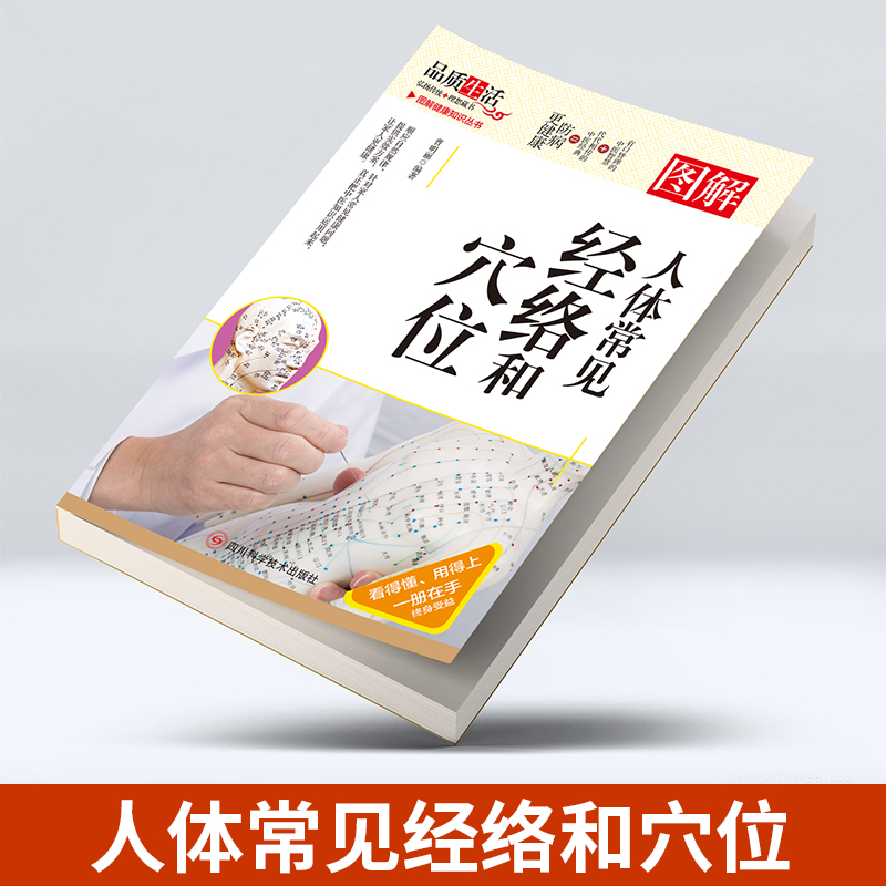 正版图解人体常见经络和穴位：彩图精讲家庭养生保健中医脉象穴位，解锁健康密码！