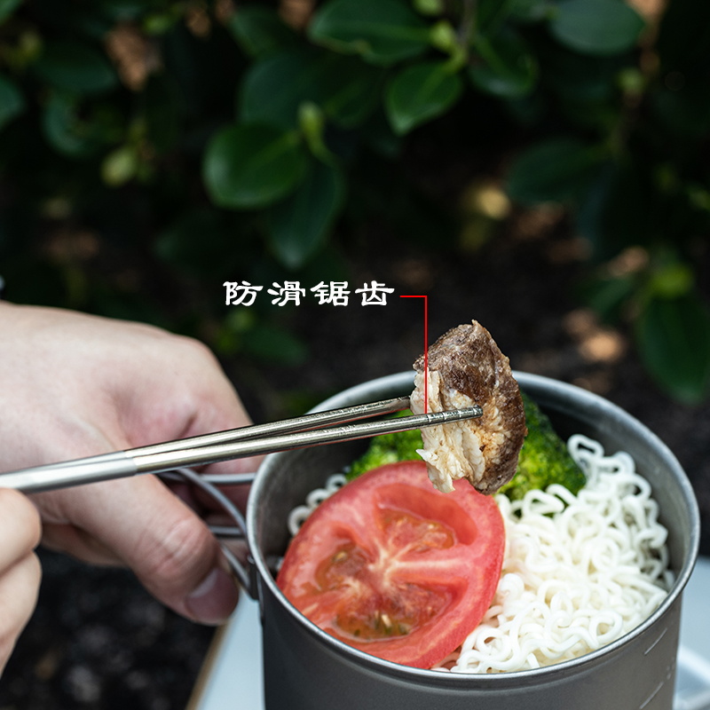 银蚁SILVERANT纯钛户外餐具：轻盈便携，野餐野炊必备神器