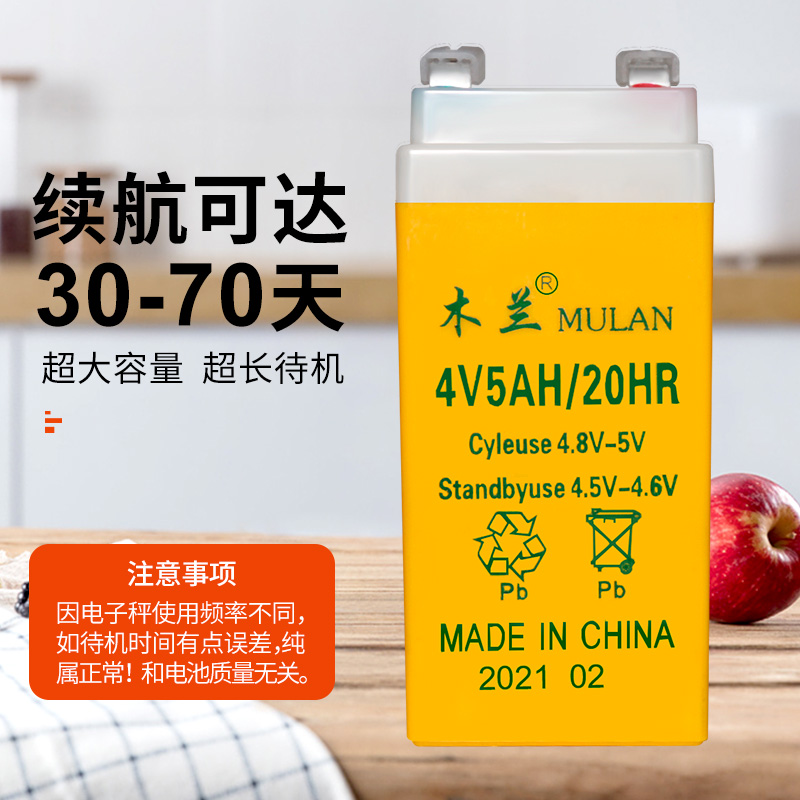 VS4.5-6 6V4.5AH电子称电池：精准测量的秘密武器