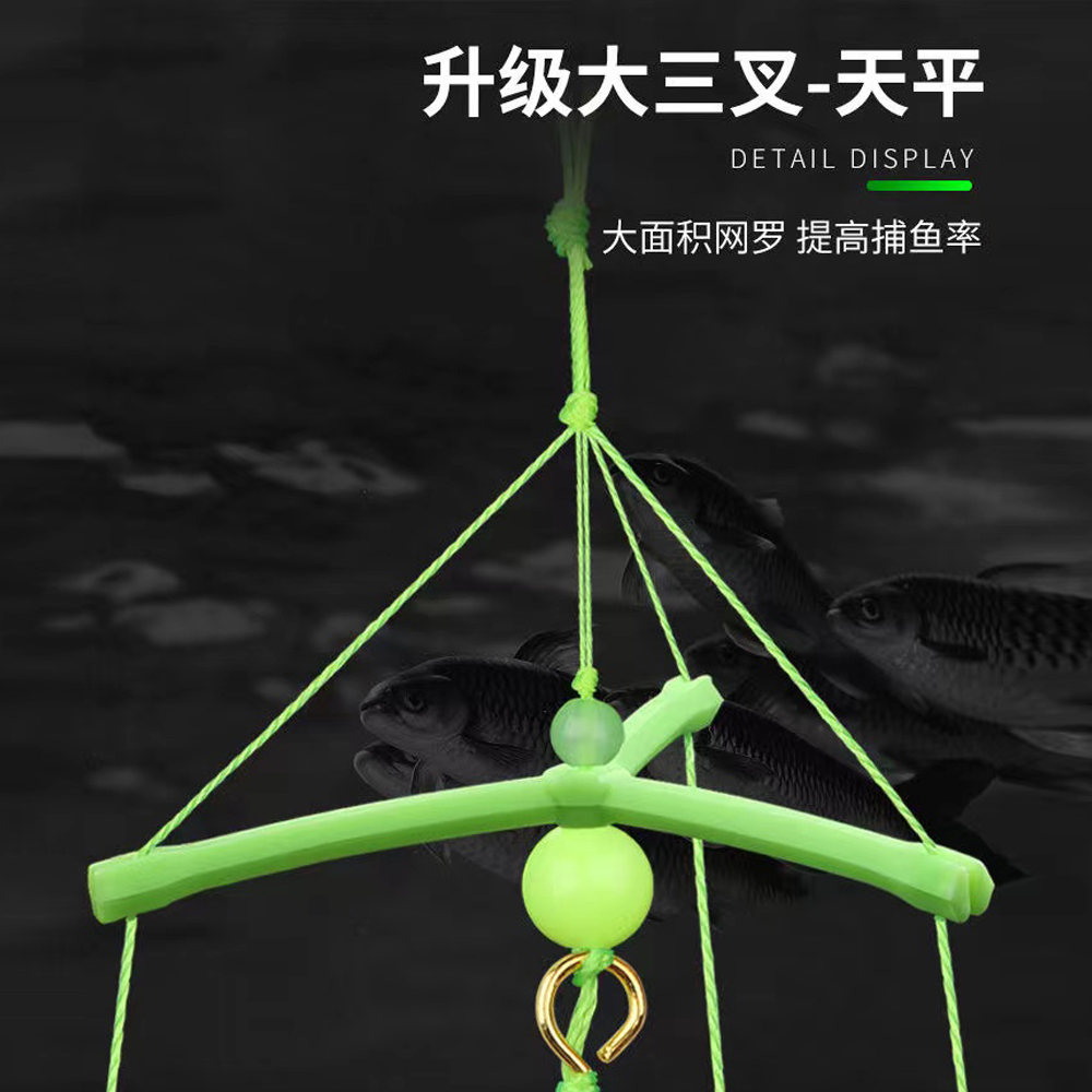 浮钓鲢鳙大法好！弹簧钩成品套装，扁担三叉钩，手竿抛竿天平钩，鲢鱼爆炸钩，你真的懂了吗？