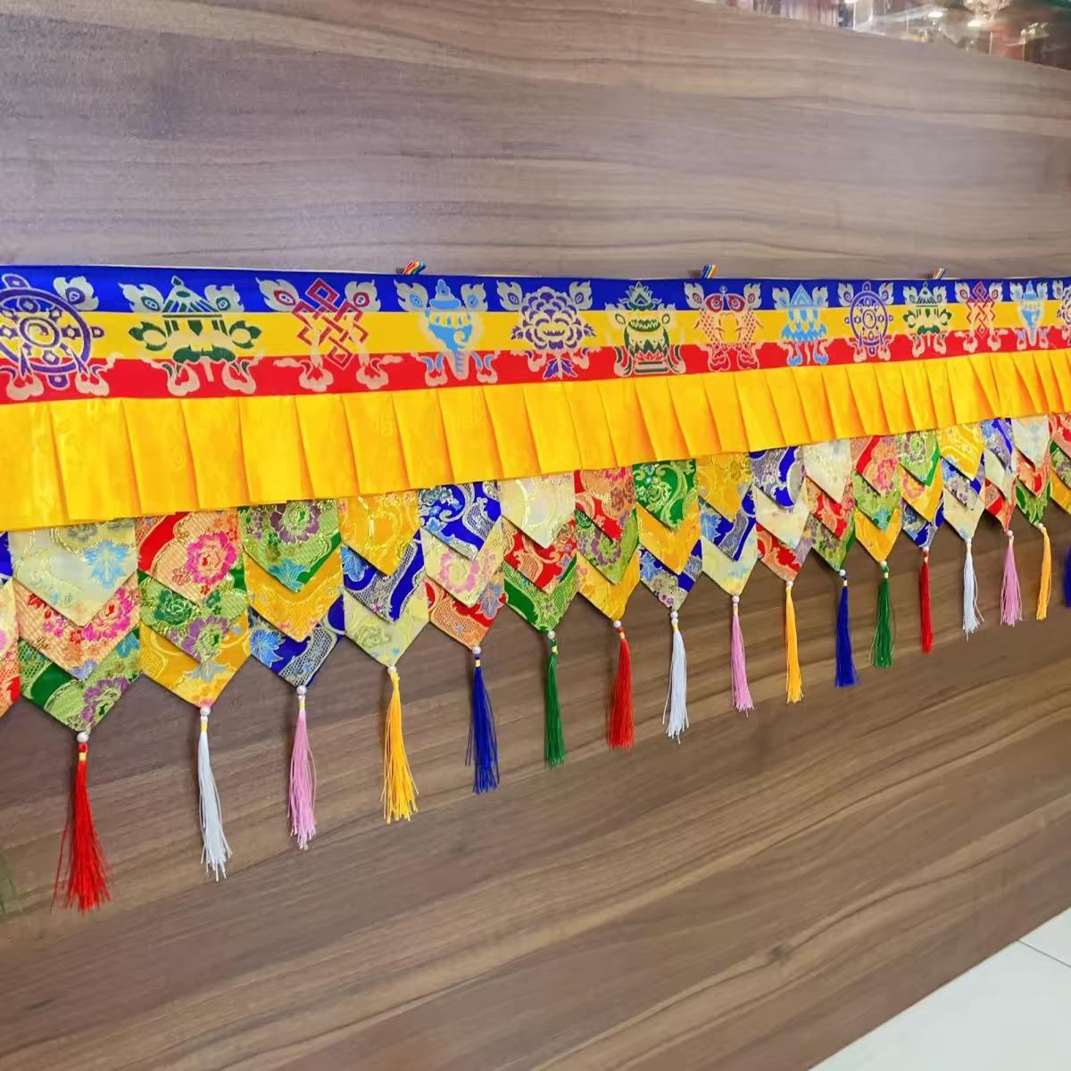 佛堂藏式帷幔太绝了！五彩帷幔普力玛，让家秒变民族风圣地